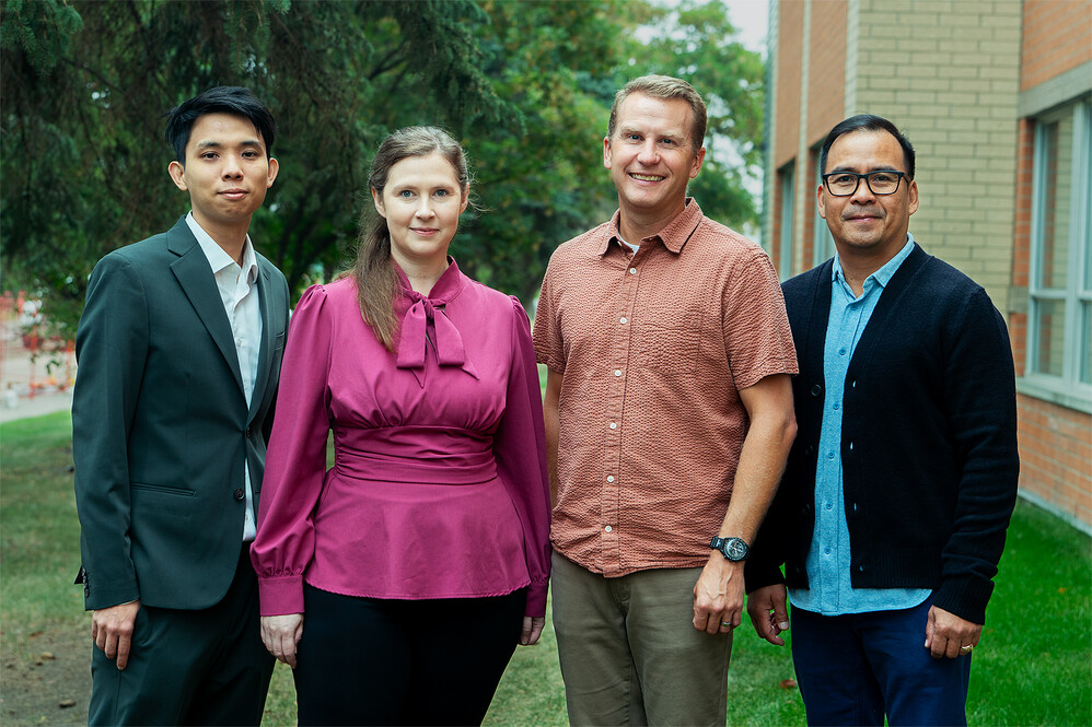 From left: Drs. Kennedy Chi-Pan Wong, Catherine Laskowski, Jeff Miller, Constantino Sanchez. Not pictured: Drs. Ki-Yong An, Mary Owusu